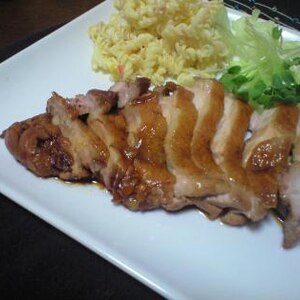 簡単さっぱり♪鶏もも肉の照り煮♪